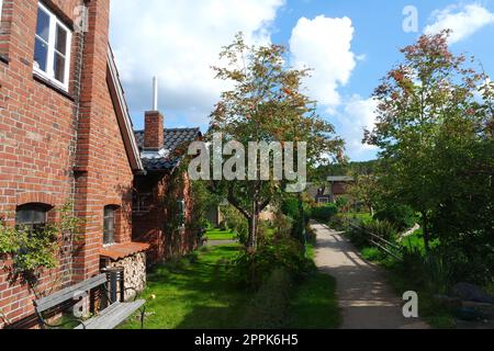 Gothmund, Fischerdorf auf der Trave Stockfoto