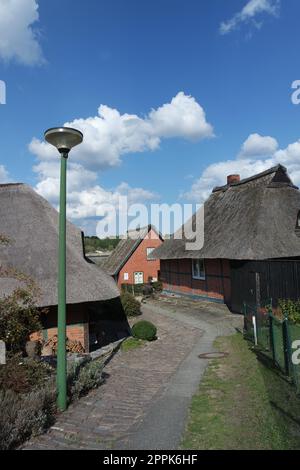 Gothmund, Fischerdorf auf der Trave Stockfoto