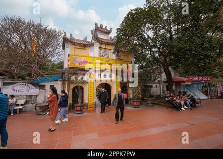 Taoistischer Tempel Chua Dien Huu in Hanoi, Vietnam Stockfoto