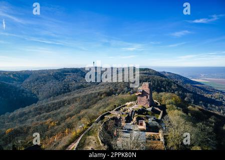 Kaiserburg Kyffhausen Reichsburg Kyffhausen im deutschen Land Thüringen Stockfoto