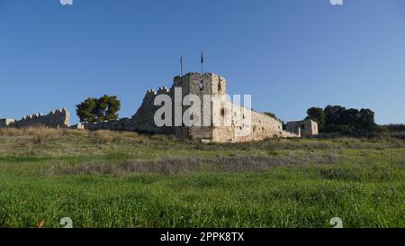 Osmanische Festung Binar Bashi in Antipatris (Tel-Afek), Israel Stockfoto