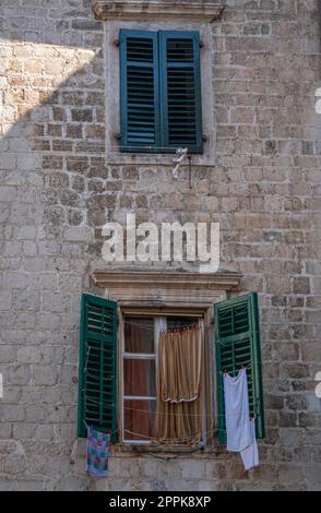 Architektur in der Altstadt von Kotor in Montenegro Stockfoto