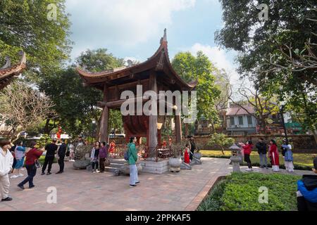 Tempel der Literatur in Hanoi, Vietnam Stockfoto