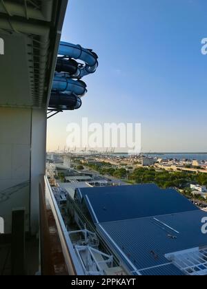 MSC Kreuzfahrtanleger in Miami Stockfoto