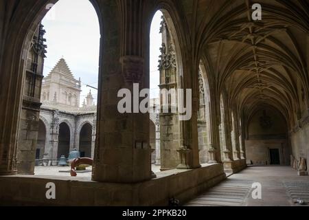 Innengänge der Kathedrale Santiago de Compostela, Galicien, Spanien Stockfoto