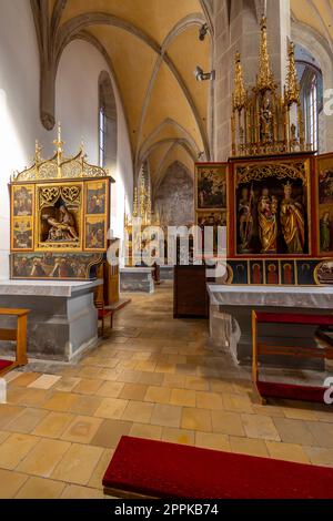 St. Egidius Basilika in Bardejov, UNESCO-Weltkulturerbe, Slowakei Stockfoto