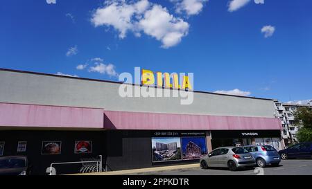 Nessebar, Bulgarien - September 24 2022: Billa Store Stockfoto