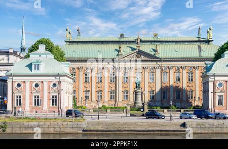 Riddarhuset, Haus des Adels oder Haus der Ritter, in der Altstadt, Gamla Stan, Stockholm, Schweden Stockfoto