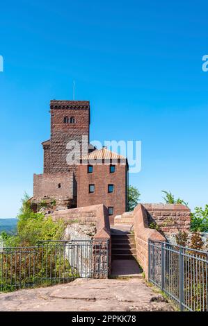 Schloss Trifels, Annweiler am Trifels, Pfalz, Rheinland-Pfalz, Deutschland, Europa Stockfoto