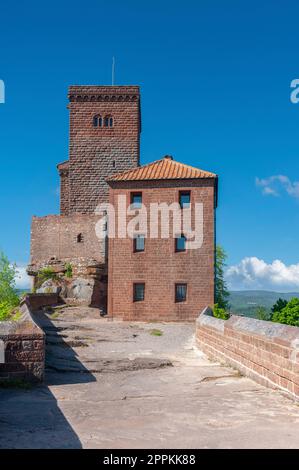 Schloss Trifels, Annweiler am Trifels, Pfalz, Rheinland-Pfalz, Deutschland, Europa Stockfoto