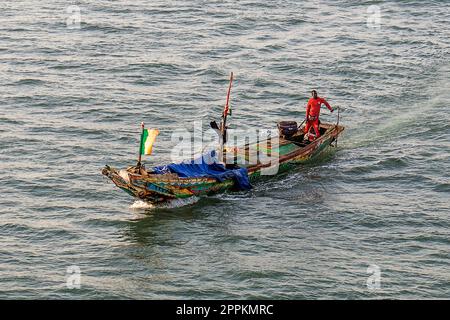 Gambia - Banjul, Banjul Harbor Area Stockfoto