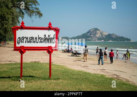 THAILAND PRACHUAP HUA HIN ARMY BEACH Stockfoto