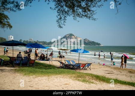 THAILAND PRACHUAP HUA HIN ARMY BEACH Stockfoto