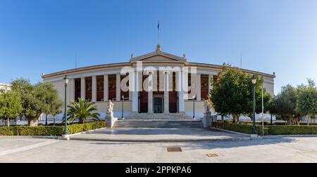 Nationale und Kapodistrian Universität von Athen Stockfoto