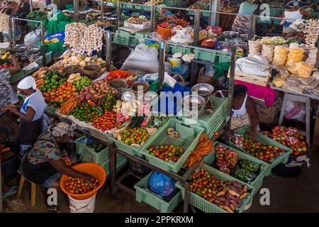 Cabo Verde - Santiago / Praia - Mercado Municipal di Praia Stockfoto