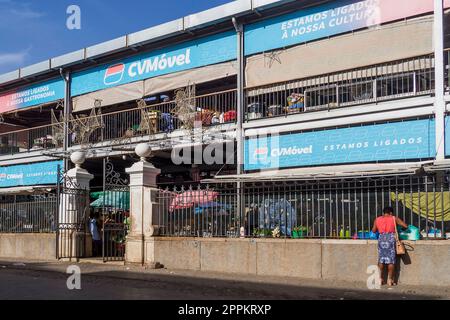 Cabo Verde - Santiago / Praia - Mercado Municipal di Praia Stockfoto