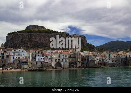 Cefalu, das mittelalterliche Dorf Sizilien Stockfoto