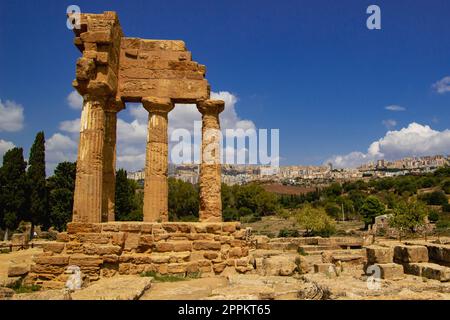 Tempio della Concordia in Agrigento Stockfoto