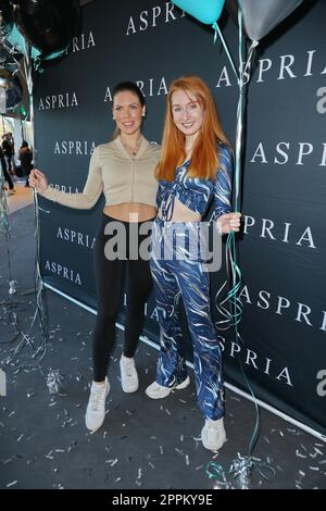 Jacqueline Hardt (Jackyxsecrex), Lena Jensen, Eröffnung der Energy-Arena im Aspria Cluib Alstertal, Hamburg, 04.02.2023 Stockfoto