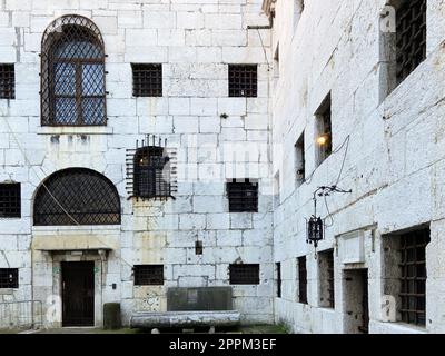 Neuer Innenhof des Dogenpalastes in Venedig Stockfoto
