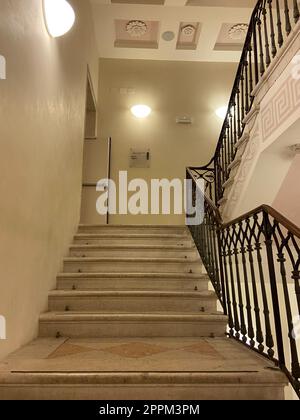 Treppe im Opernhaus Gran Teatro la Fenice Stockfoto