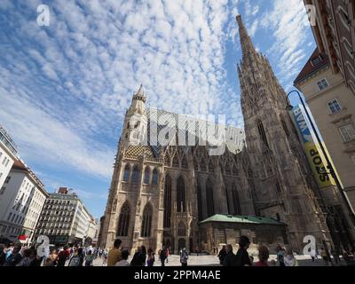 Stephansdom in Wien Stockfoto