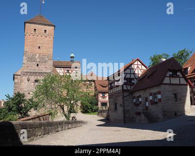 Schloss Nürnberger Burg in Nürnberg Stockfoto