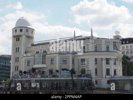 Urania Observatorium in Wien Stockfoto