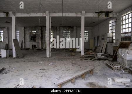 Verlassene Fabrik Stockfoto