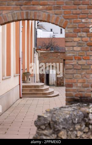 Vaclav Havel Straße zu Ehren des ehemaligen Präsidenten Brünn, Tschechische Republik Stockfoto