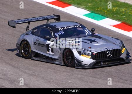 Mercedes-AMG GT3 Blancpain GT3 Monza Rennen 2018 Stockfoto