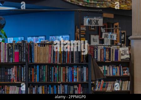 Der Letzte Buchladen - Bücherregal Stockfoto