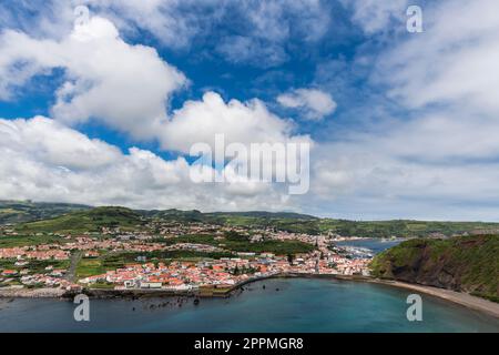 Blick über Horta Stockfoto