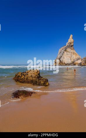 Praia da Ursa in Sintra Stockfoto