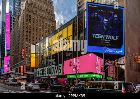 Times Square, New York, Manhattan, USA Stockfoto