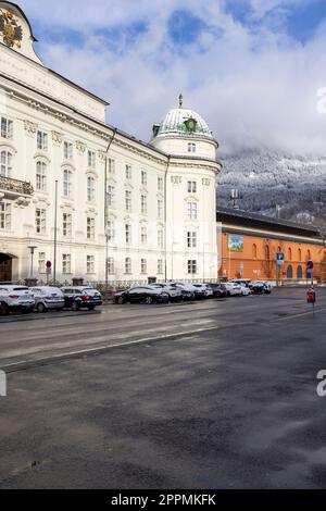 Hofburg, ehemaliger Habsburger Palast, Innsbruck, Österreich Stockfoto