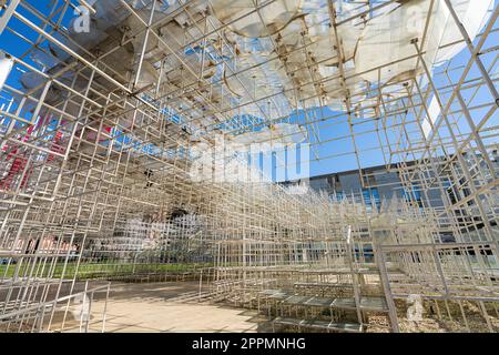 Die Cloud-Installation von Sou Fujimoto in Tirana, Albanien Stockfoto