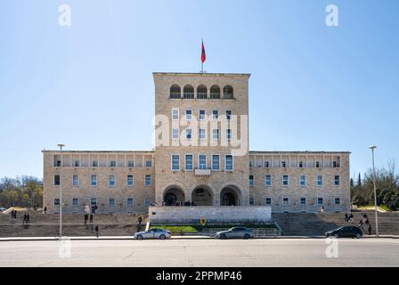 Die Universitätspolytechnik Tirana, Albanien Stockfoto