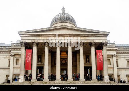 Die National Gallery of London, Großbritannien Stockfoto