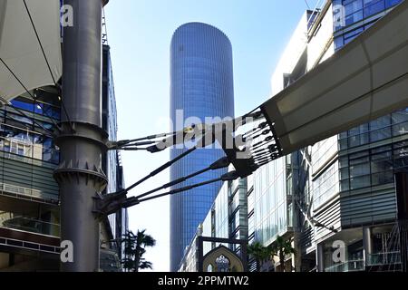 Einkaufszentrum Abdali. Ein modernes Einkaufszentrum neben dem Damac Tower Gebäude Wohnkomplex. Amman, Jordanien Stockfoto