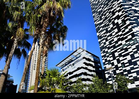 Einkaufszentrum Abdali. Ein modernes Einkaufszentrum neben dem Damac Tower Gebäude Wohnkomplex. Amman, Jordanien Stockfoto