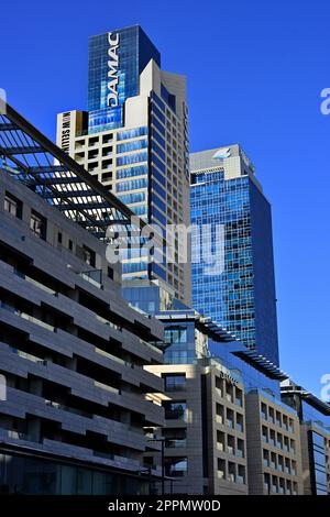 Einkaufszentrum Abdali. Ein modernes Einkaufszentrum neben dem Damac Tower Gebäude Wohnkomplex. Amman, Jordanien Stockfoto