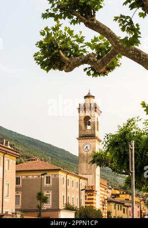 Turm in Castelletto di Brenzone (Gardasee) (Italien) Stockfoto