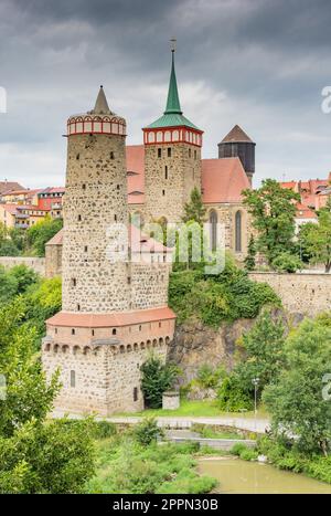 Historische Altstadt von Bautzen (Sachsen) (Deutschland) Stockfoto