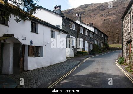 In Großbritannien - Seatoller Village, Borrowdale Valley, Lake District, Großbritannien Stockfoto