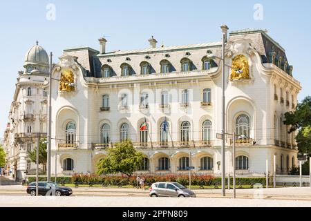 WIEN, OSTERREICH - AUGUST 29: Die französische Botschaft in Wien, Osterreich am 29. August 2017 Stockfoto