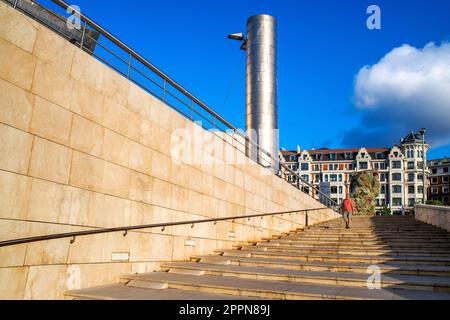 Guggenheim Museum Bilbao von Architekt Frank Gehry, Bilbao, Provinz Biskaya, Baskisches Land, Spanien Stockfoto