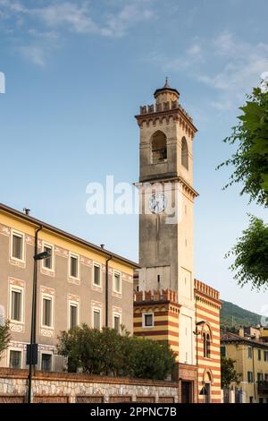 Turm in Castelletto di Brenzone (Gardasee) (Italien) Stockfoto