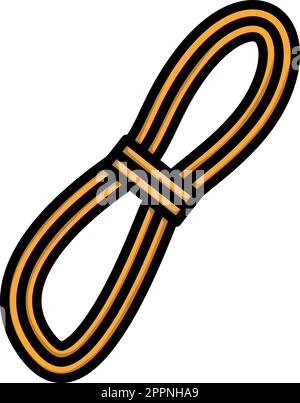 Symbol Für Kletterseil Stock Vektor