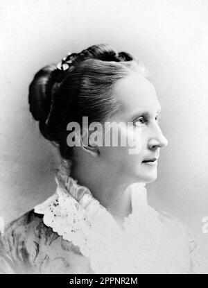 Belva Ann Lockwood. Porträt der amerikanischen Anwältin Belva Ann Bennett Lockwood (1830-1917) von Benjamin Joseph Falk, c. 1880 Stockfoto